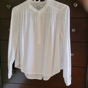 Madewell popover blouse